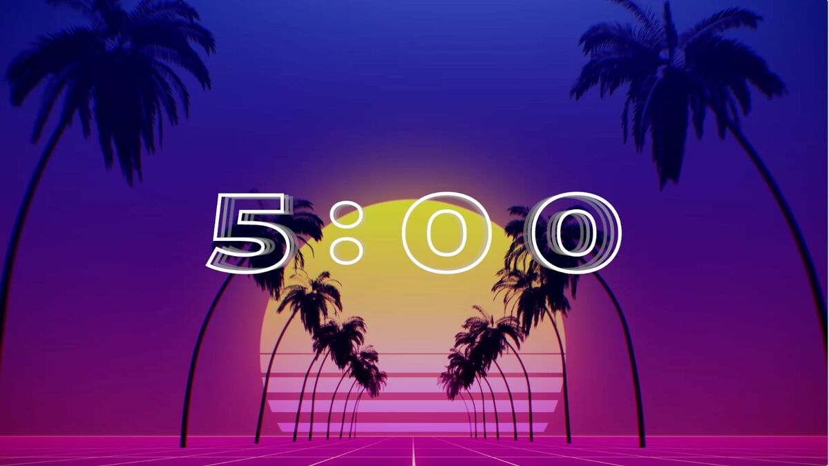 4 Retro Countdown Videos image number null